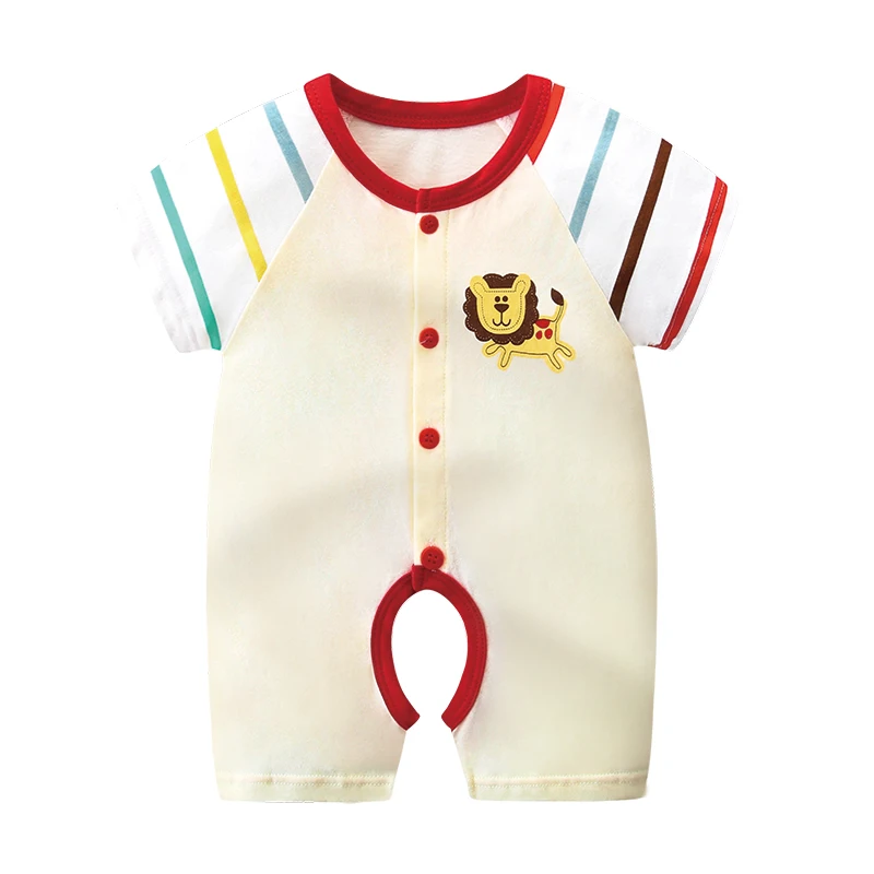 Cartoon anime short Newborn Baby Clothes 100% cotton Summer Rompers Boys Baby Girl Jumpsuit Toddler Costume