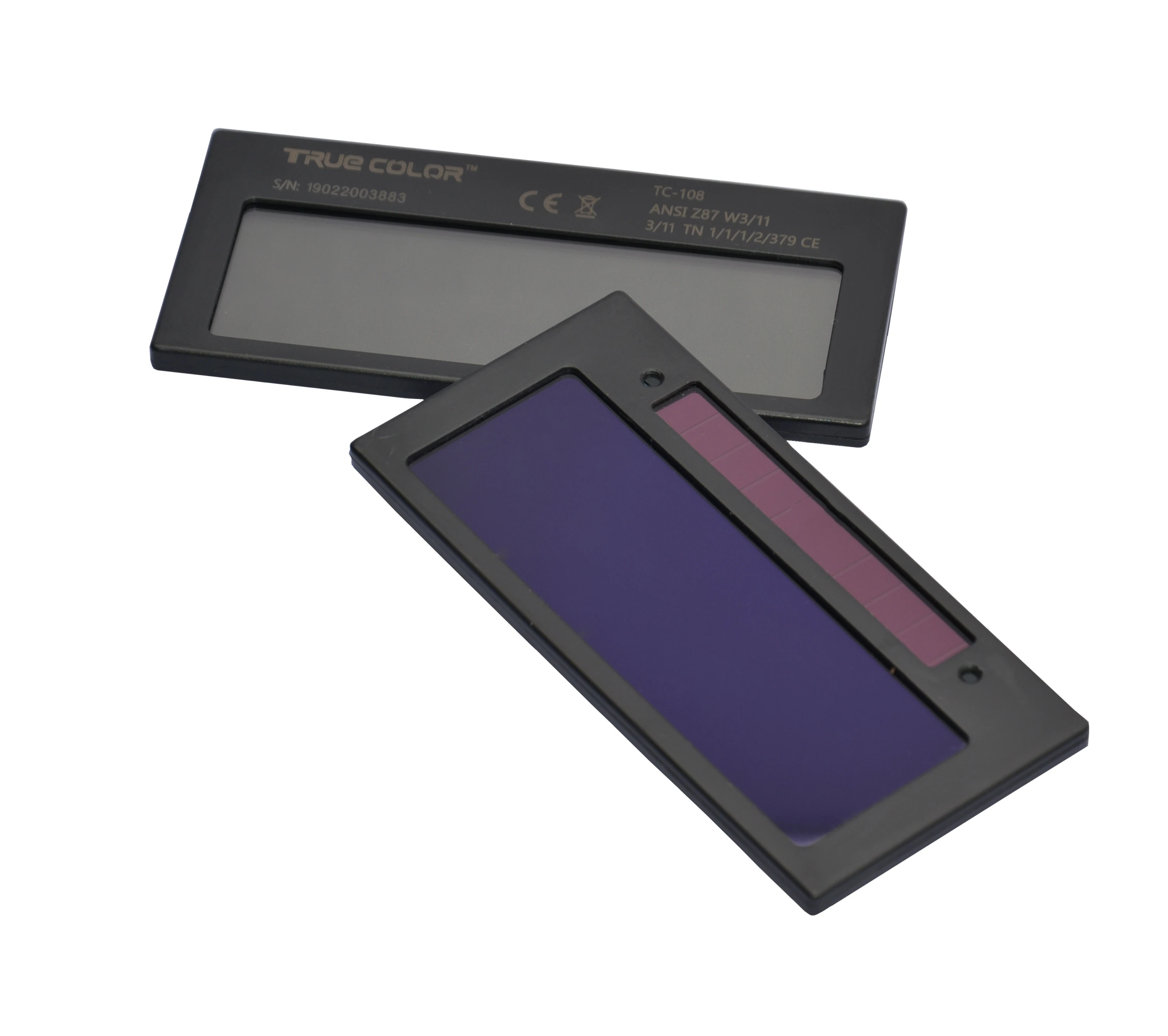 TC108 CE ANSI True Color HD 2*4.25 Welding Filter For Pipeline helmet Auto Darkening Welding Lens