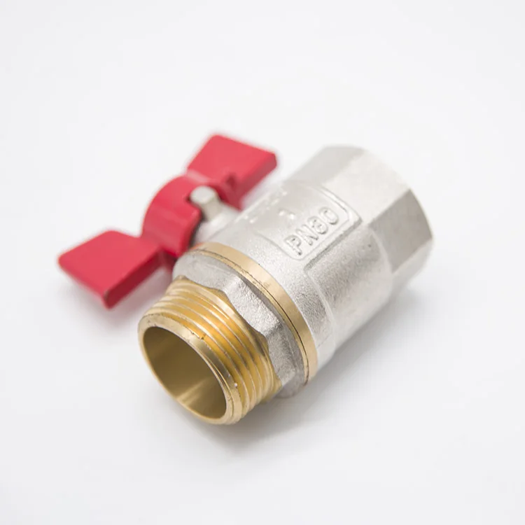 Sta.1070 1/2" Inch Ball Valves For Water Cw617n Bsp Threaded Forged Brass Ball Valve