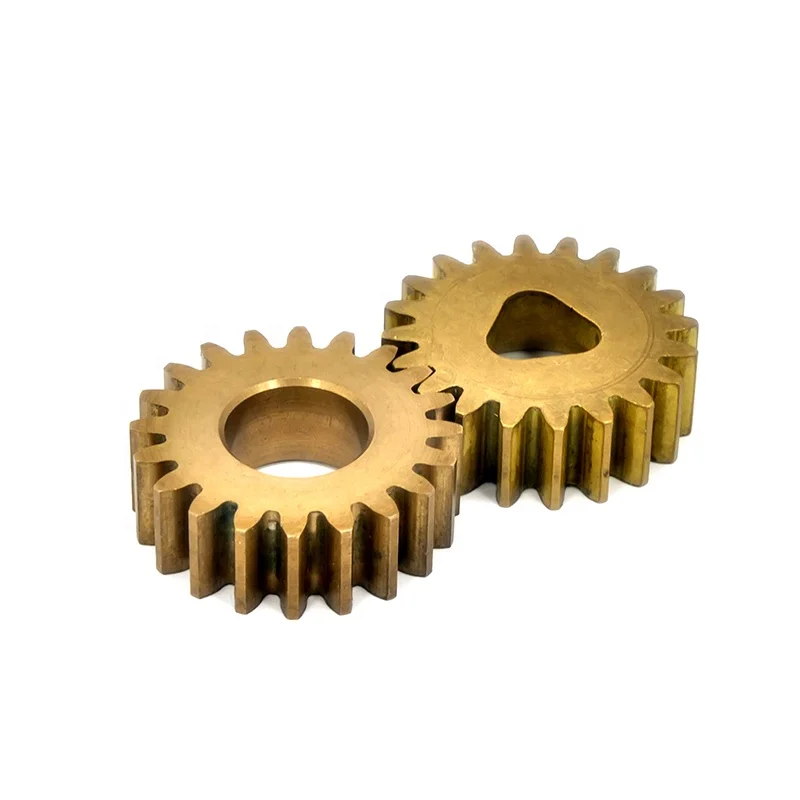 Hot Sale Customized High Precision Brass Spur Worm Gear
