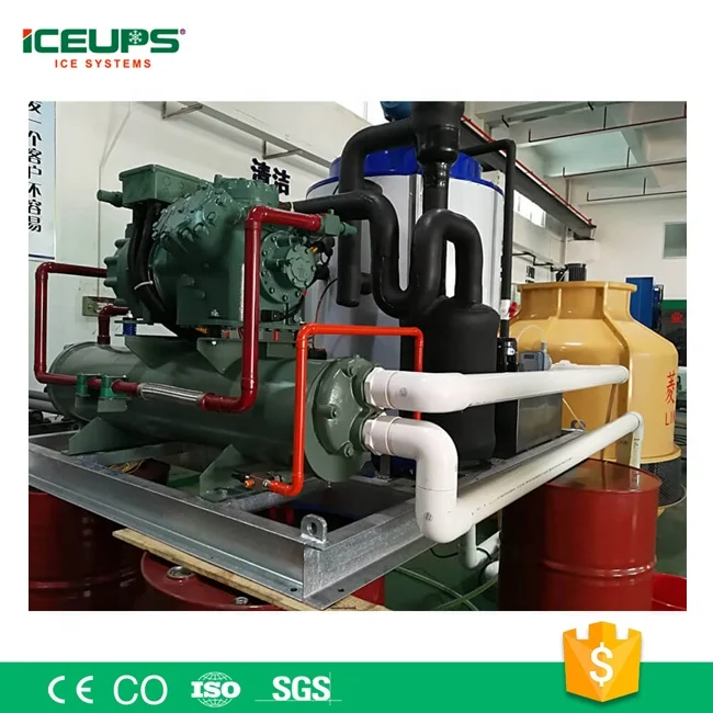 China factory supply 5-ton/24hr industrial ice making machines for fish and vegetables
