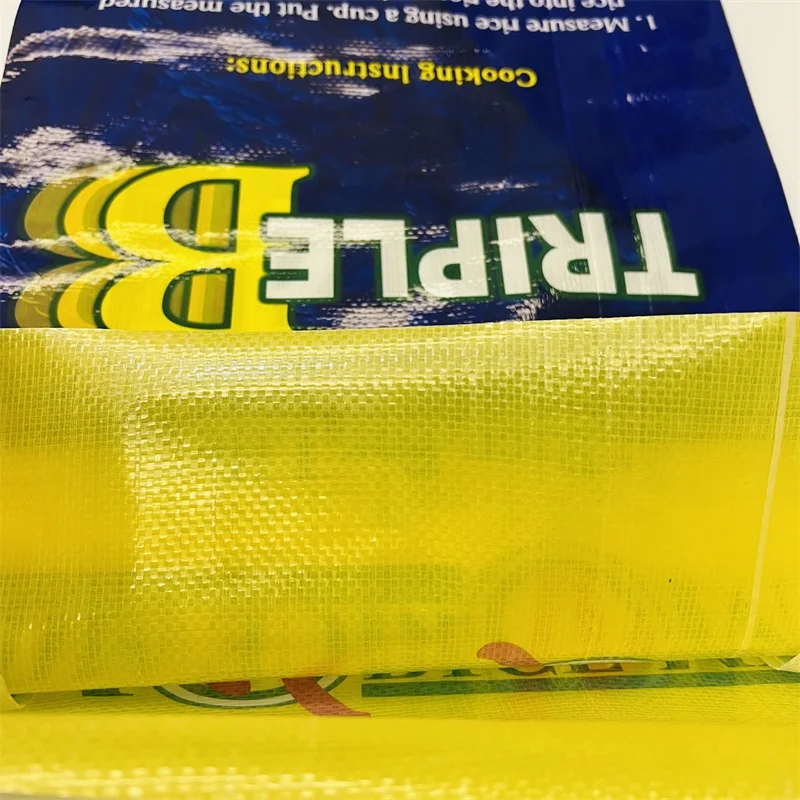 25kg 50kg 50lb manufacturer customized  empty polypropylene rice woven bag