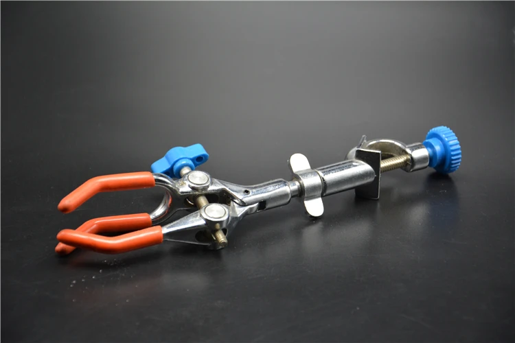 Two-jaw Lab Chemical Burette Clamp Multi-Purpose Small style Flask Clamp for Fix Condensate Tube Hold The Flask