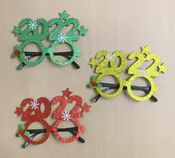 Wholesale Women Girl Party Christmas Gift Set Kids Headband Glasses Christmas Hat Clap Circle Bangle Decoration Gift Set