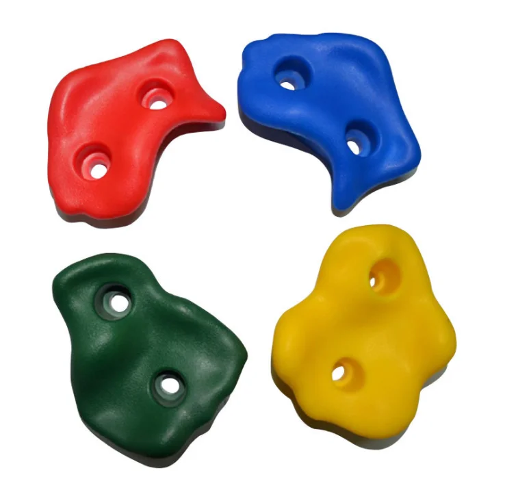 Risiong Children Use Outdoor Indoor Rock Climbing Stones Climbing Wall Swing Holds