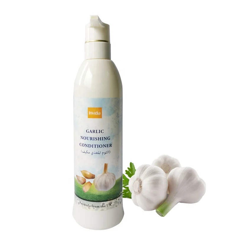 Индивидуальный 480 мл натуральный травяной чесночный кондиционер, натуральный Глубоко очищающий поры Кондиционер для волос
