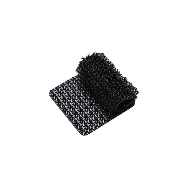 Square Type Sticky Back Coins Double Side Hook & Loop Glue Dots Self Adhesive Tapes For Clothes
