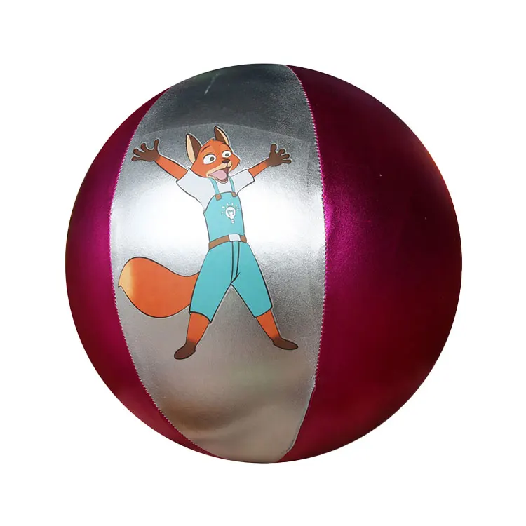 Different colors outdoor toy ball polyester and pvc children inflatable ball