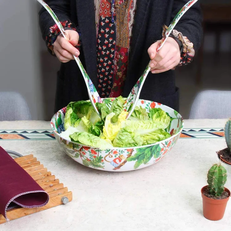 Melamine Mixing Cutlery Set Fork and Spoon