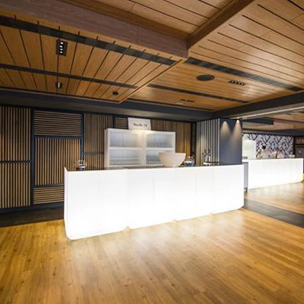 battery powered no fold portable illuminated led bar furniture,light up led counter bar