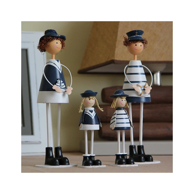 Handicraft Furnishing Articles Wooden Navy Hanging Foot Doll Ornaments (Sitting/Standing)  C100