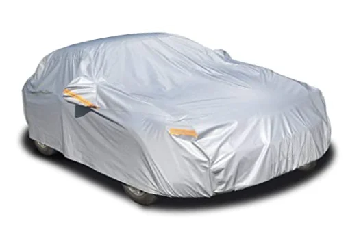 Oxford 6 Layers Car Cover Waterproof All Weather for Automobiles UV Protection Density Fabric