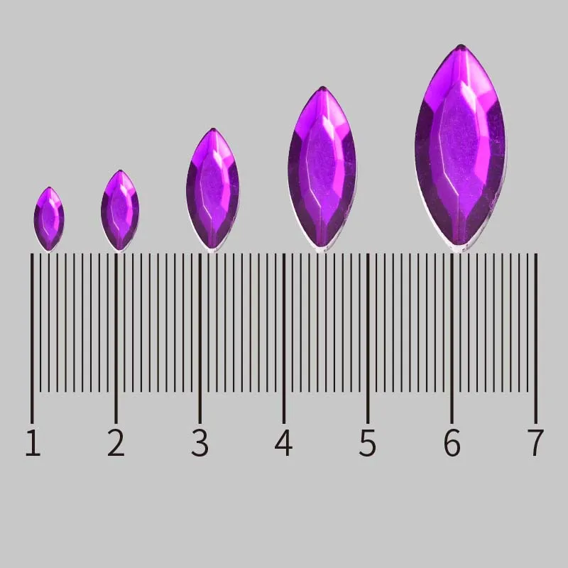 Domestic benzene acrylic horse eye flat bottom diamond DIY double-sided sticker card diamond jewelry accessories factory