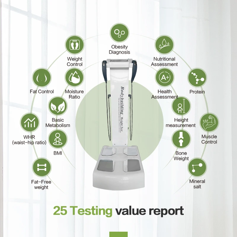 Segmental Human Body Composition Analyzer Bioelectrical Impedance Analysis Equipment