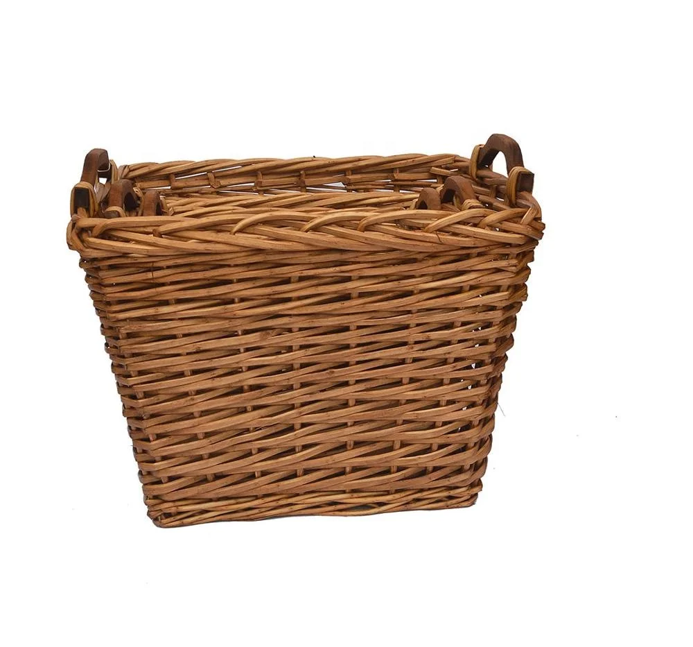
Fair Trade Strong styles Long/Square Curved Creative Brown Big Wicker baskets Willow baskets 