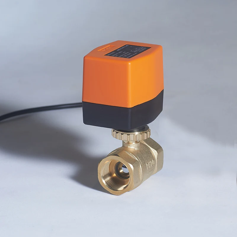 Winvall 220V Electric Actuator On/off Control Hpb59-1 Brass Valves Motorized Water Flow Ball Valve 1/2' 3/4' 1'