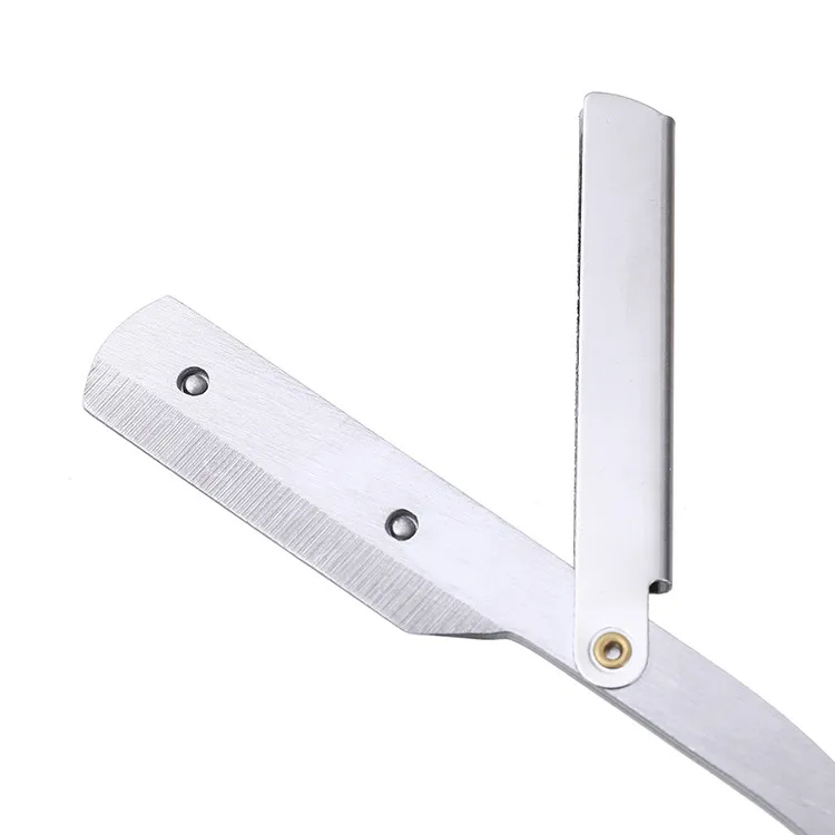 High quality professional private label  straight  Vintage stainless steel barber folding mens shaving razor