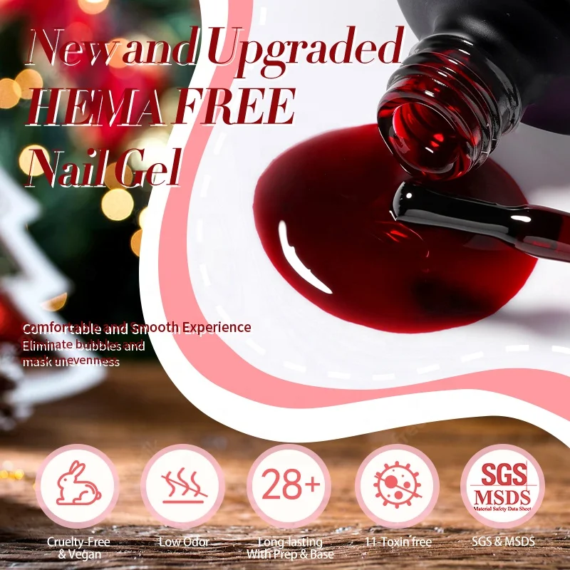 Гель для ногтей BORN PRETTY PRO 2025 Новогодний подарок цветной УФ-светодиод красный зеленый золотой серебряный гель вечеринки Рождественская серия Гель-лак