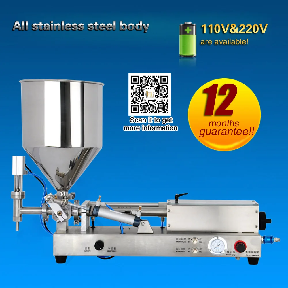 
316 stainless steel pneumatic anti-corrosion filling machine 10-5000ml anti-acid and alkali piston filling machine 