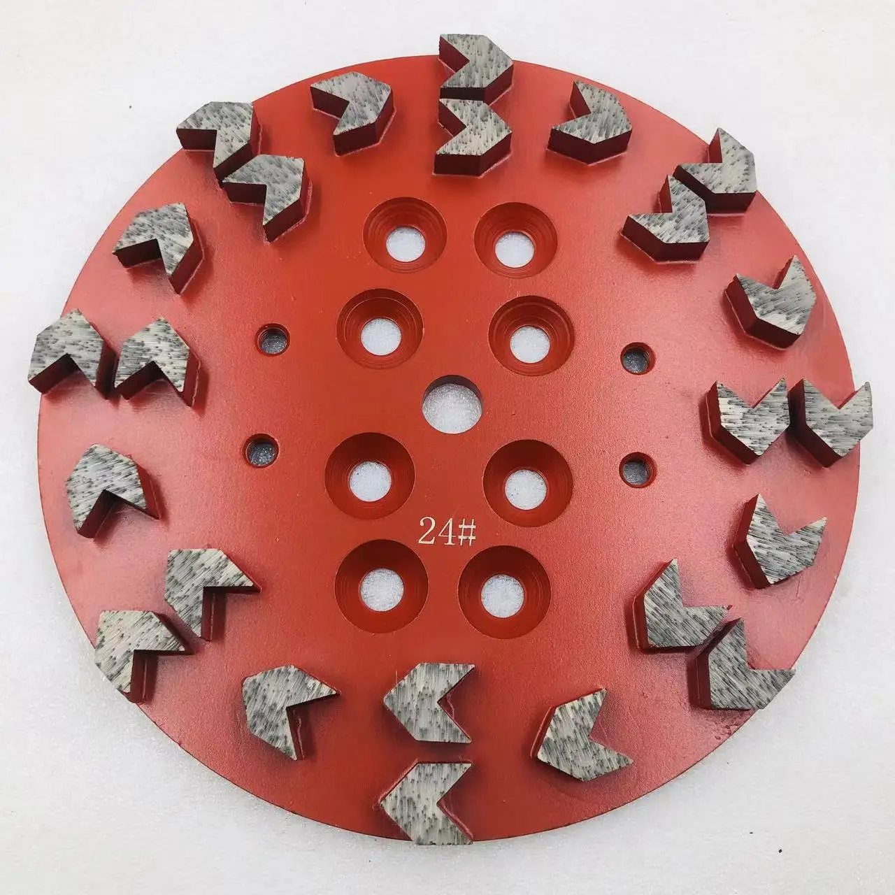 PEX 10inch 250mm Factory Wholesale Custom Universal Square Milling Wheel Diamond Segment Grinding Plate