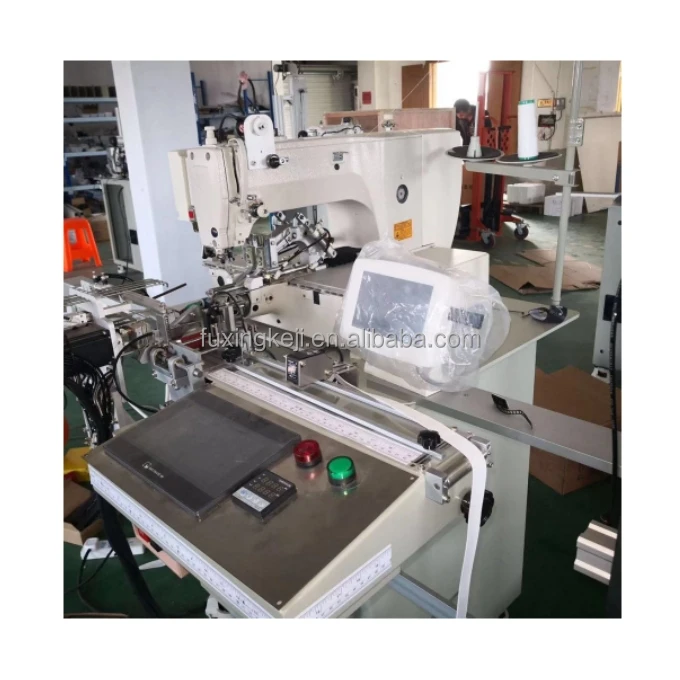 Automatic Elastic Ribbon Splicing industrial Sewing Machines computerized rubber band splicing machine