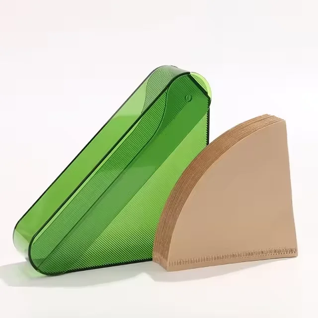 Hand Coffee Filter Storage Box Cone Coffee Filter With 100pcs Filter Paper Coffee Machine Accessories