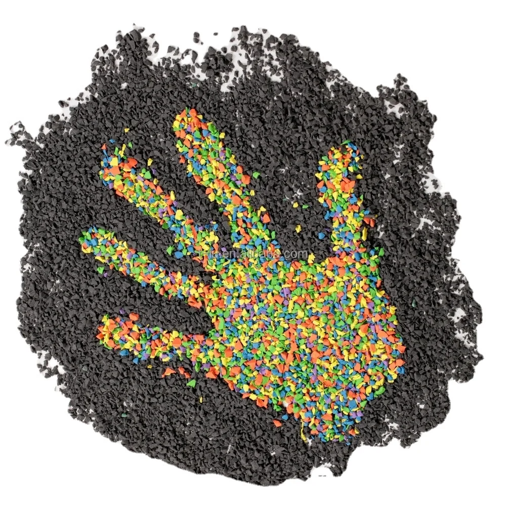 Hot sale EPDM rubber granules for plastic track factory price EPDM
