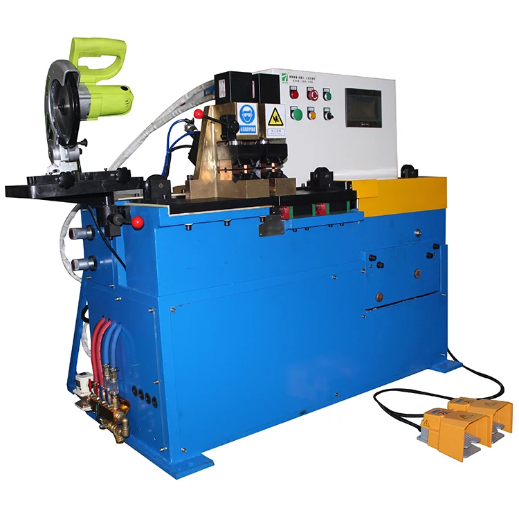 Aluminum tube and copper wire ordinary carbon steel resistance butt welding equipment hydraulic butt welding machine