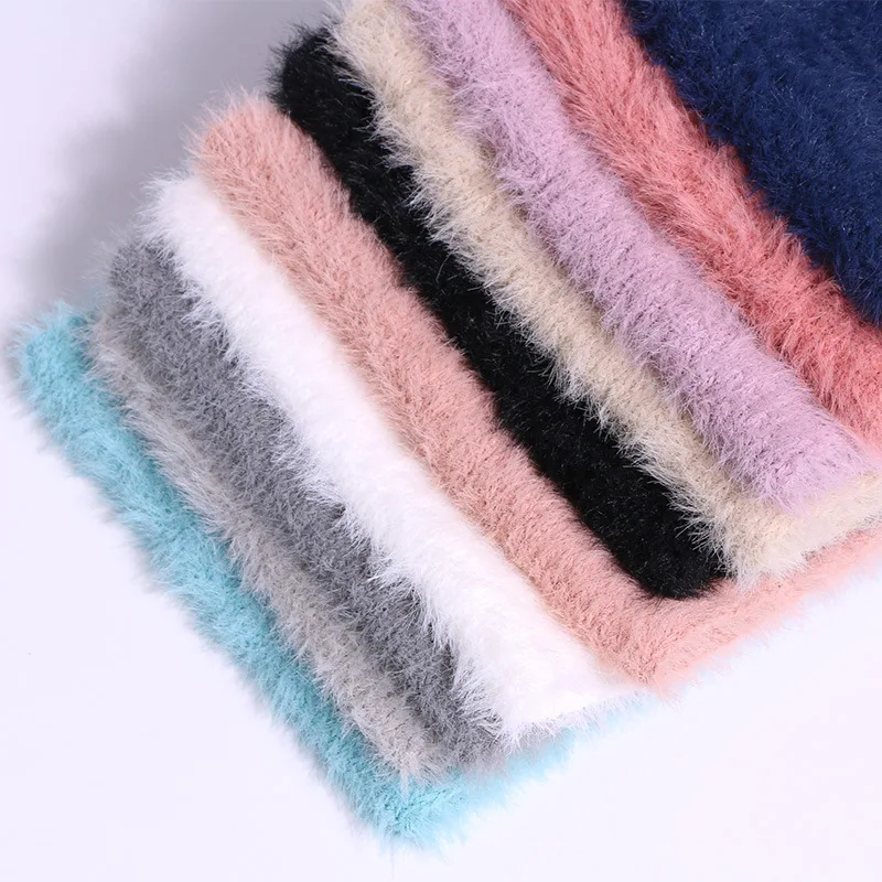 Manufacturer Solid Color Breathable Custom Beanie Hat Knitted Soft Keep Warm Beanie Hat scarf set