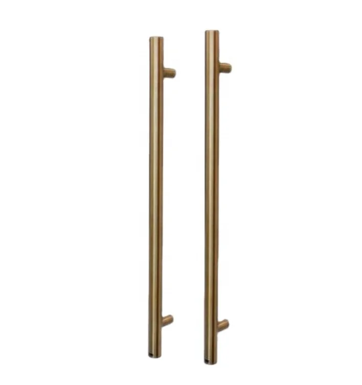 Black / gold bathroom heating towel rack towel warming rack stainless steel electric towel rack