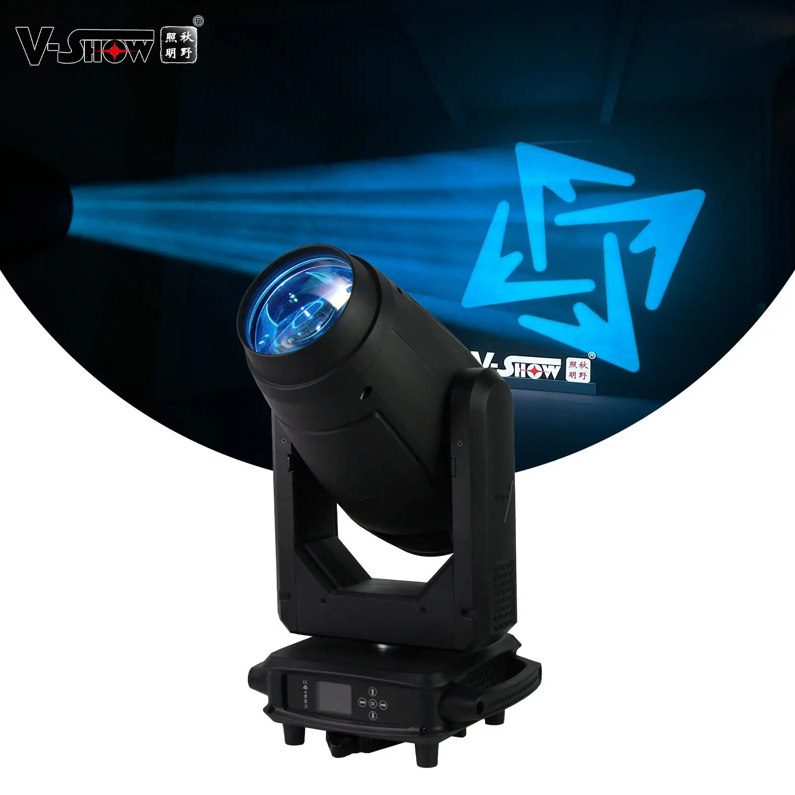 VSHOW S712  Kuan Hybrid CMY  CTO Beam Spot Wash 3in1 Moving Head Lights LED 450w 3in1 Moving Lights For DJ Stage