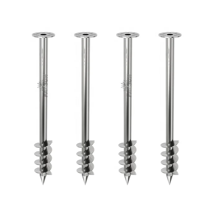 FarSun Q235 Helix Screw Anchor Steel Metal Galvanized Earth Anchors