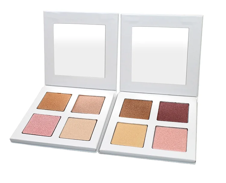 Hot selling cosmetics face powder high pigment makeup highlighter palette