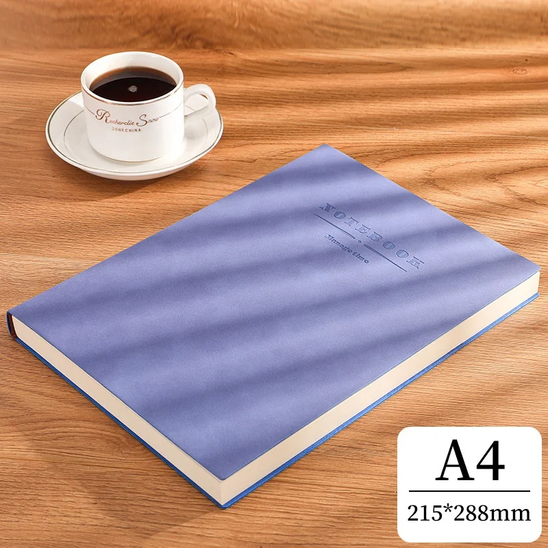 Wholesale Business Thickened Softcover  PU Leather A4 /B5/A5 Notebook