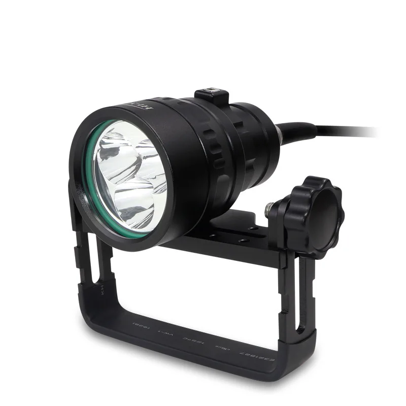 HI-MAX 3500 Lumen 3 LED 26650 Battery Canister Torch Diving Cave Light