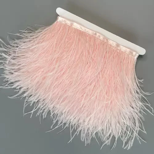 Wholesale Natural Ostrich Feathers Boa For Crafts Black Or Royal Blue Down Ostrich Feathers Trim