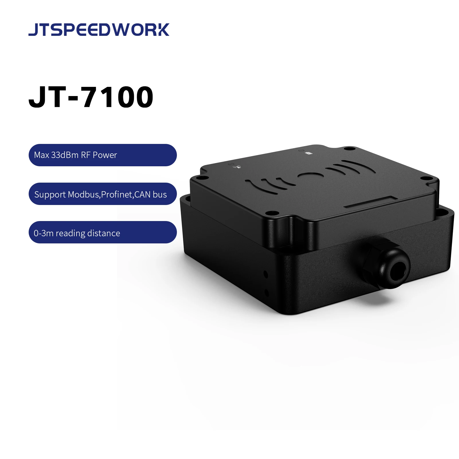 JT-7100 Считыватель RFID со склада стоимость фиксированных китайские встроенные ворота комплект 860-960 МГц устройство для записи около поля OEM UHF Reader