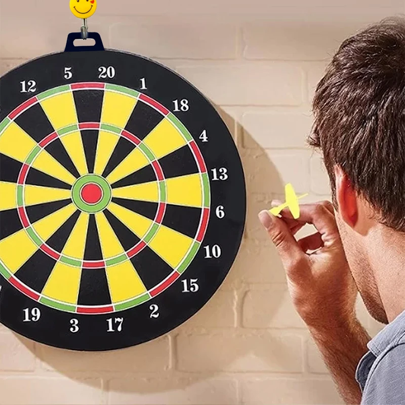 Double Sided Sublimation Dart Board Magnetic Dart Board Without Darts,Indoor/Outdoor Sport Fun Party Play Game Toys