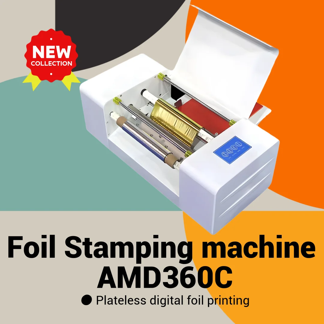 Automatic Digital Foil Printing Machine Ribbons Ribbon Thermal Printer Digital Foil Printer for Paper