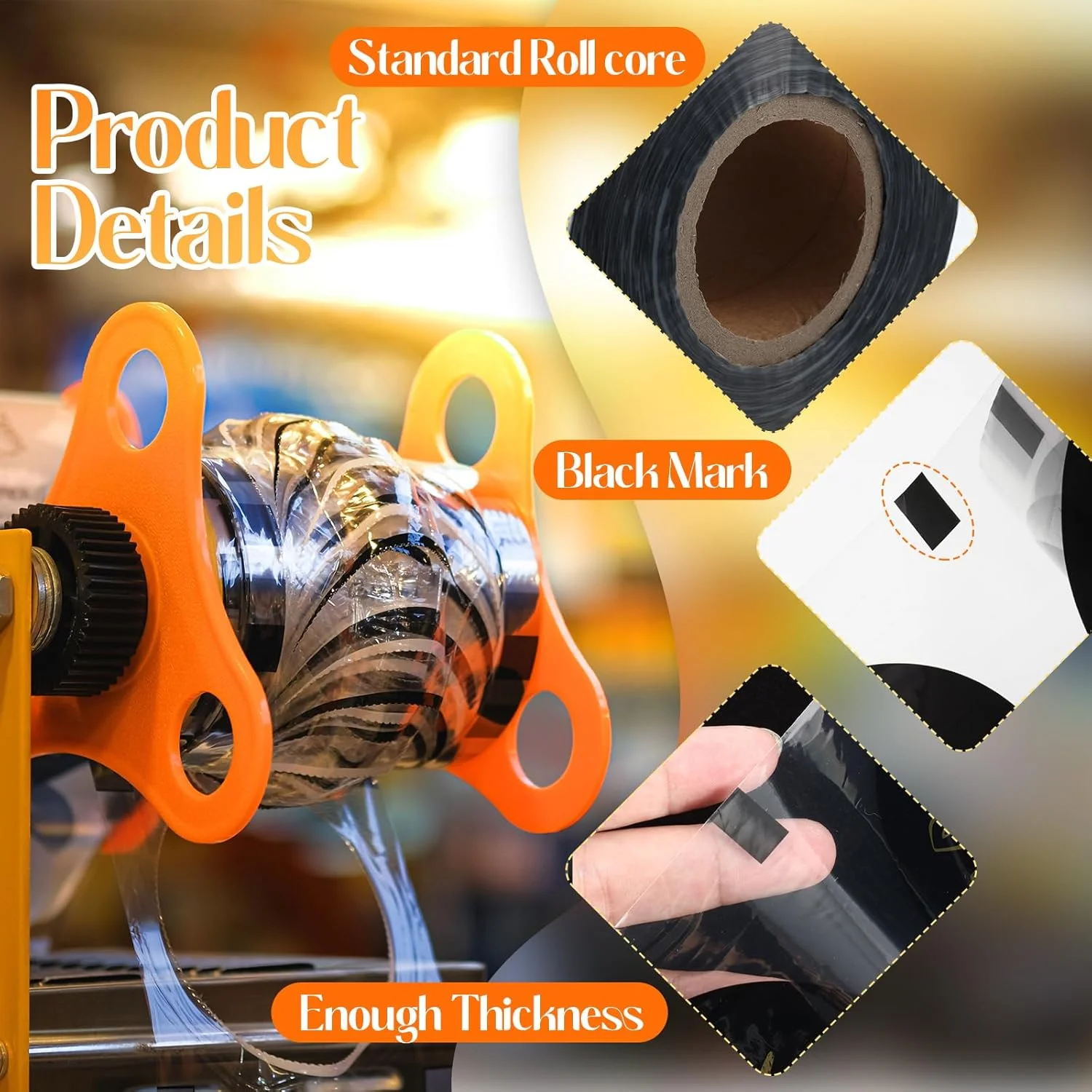 Customized Tea Cup Sealer Film Roll Cup Sealing Film for PP Plastic and Paper Cups
