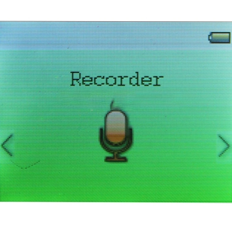 1.8 inch TFT Screen MP4 Player with TF Card Slot, Support Recorder, FM Radio, E-Book and Calendar