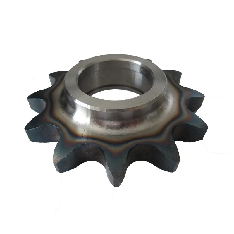 High frequency hardened tooth C45 steel 50b45 standard drive roller industrial chain sprocket