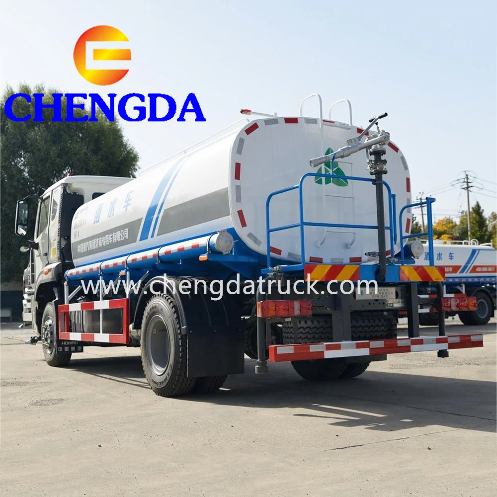New Sinotrtuk Hoha 8000L12000L 15000L Liters Light Mini  4*2 Water Tank Tanker Truck With Sprinkler