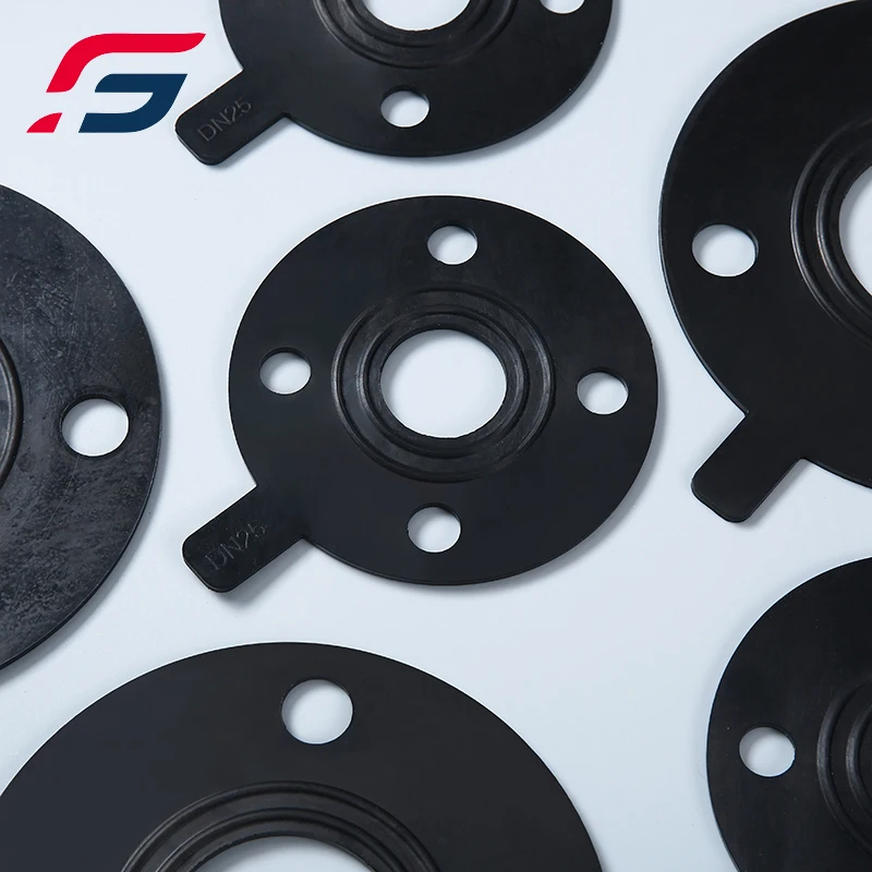 Custom flat O ring washer FF Nitrile silicone rubber washer rubber Gasket with bolt holes