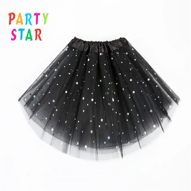 Hot Sell Stars Sparkling Polyester Multicolor Tutu Skirt Fluffy Layered Tulle Adult Tutu Women Professional Ballet Tutu