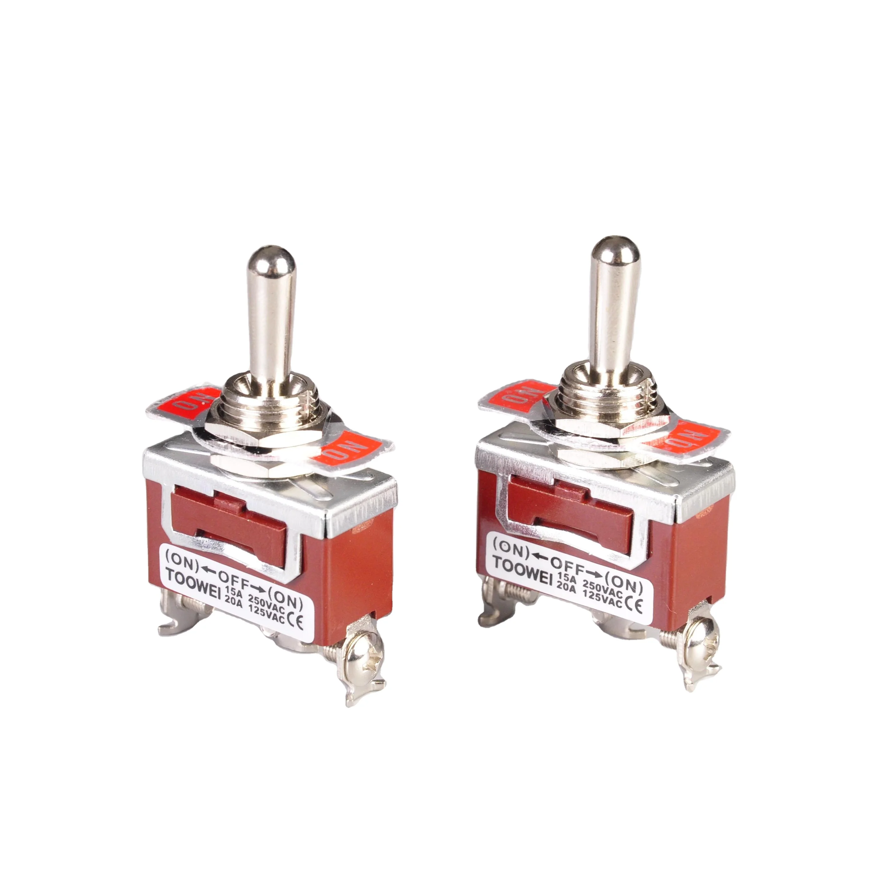 Fast delivery  20A 250V 15A 125V momentary switches spdt toggle switch