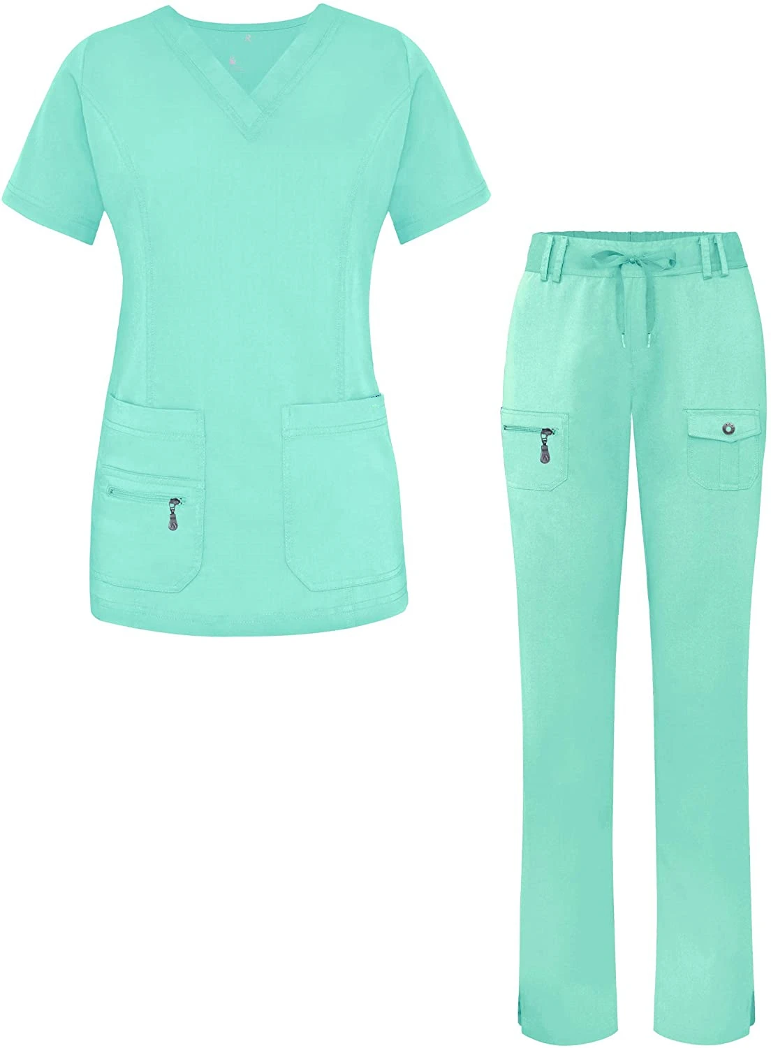 
2021 Wholesale Custom Medical Scrub Uniformsclinic Medical Petite Scrubs Spandex Scrub Shirt Medical Hospital 