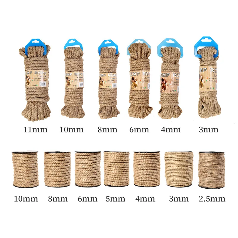 Multi - strand jute tug-of-war rope bundle packaging special hemp rope