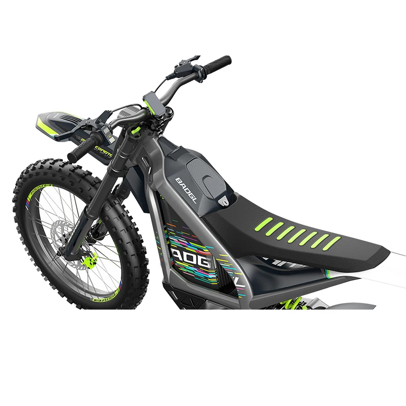 Two Wheels Pit Bike 72V Electric Motorbike 3000W Large Power 80KMH High Speed Electric Motorcycle with 30Ah Lithium Battery