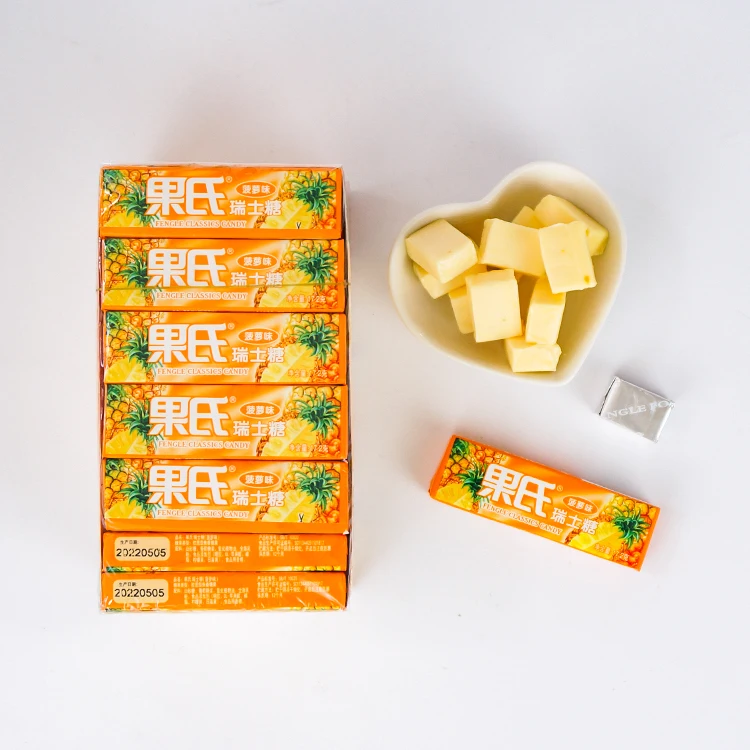 Halloween Gift Candy Box Pineapple Flavored Colorful Milk Candy Wholesale Custom Gummy Dulces